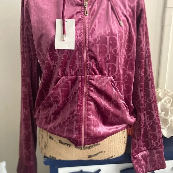 Christian Dior Monogram Hoodie Jacket Vintage - Picture 1 of 7